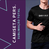 Camiseta Dry Fit Personalizada Sublimação Total