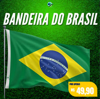 Bandeira do Brasil 1,5m x 0,90m