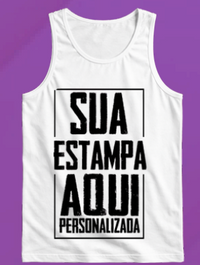 Camiseta Regata Estampada