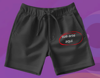 Short Moletom Infantil Estampado